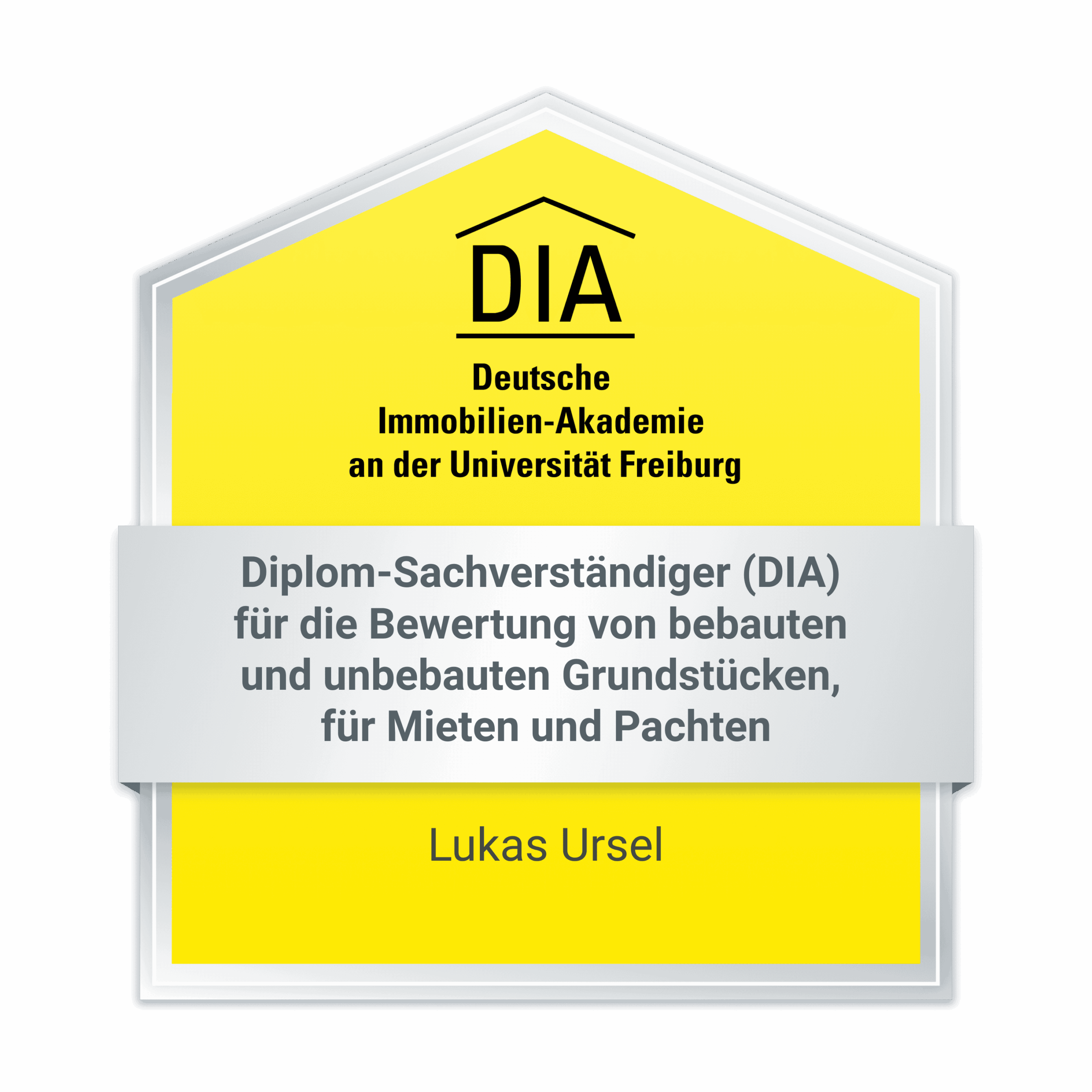 DIA Diplom Sachverständiger für Immobilienbewertung
